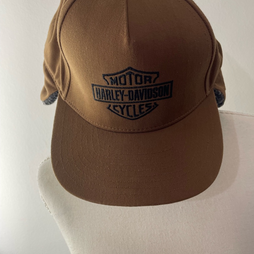 Harley-Davidson Brown Cap with Ear Flaps - Picture 11 of 12